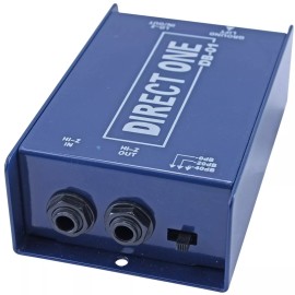 YOVUS NEW DB-01 Passive XLR to 1/4 Direct di Box with ground lift for guitar keyboard