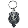 Sutherland Solid Pewter Scottish Clan Crest Key Chain/Key Ring