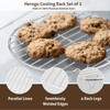 Cooling Rack Set of 2, Herogo Stainless Steel Round Wire