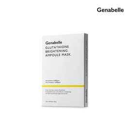 Jenabel Genabelle Glutathione Brightening Ampoule Mask 5ea / 제나벨 글루타티온 브라이트닝 앰플 마스크 5ea