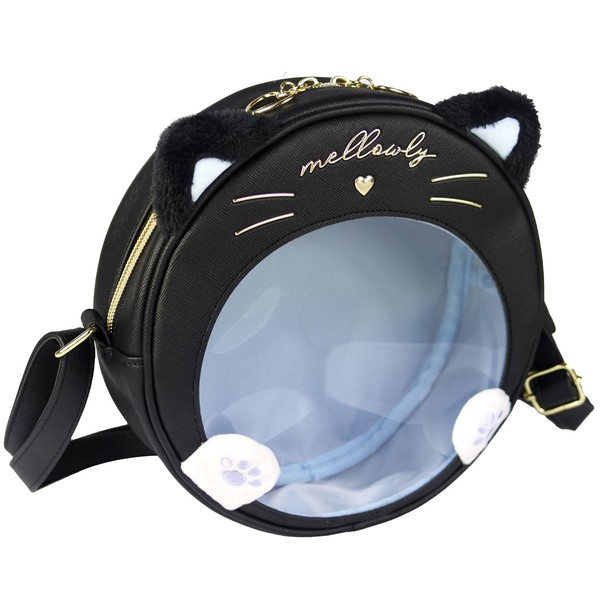 anilet + Cat Round Shoulder Bag, Cat Paw Pushing Activity,