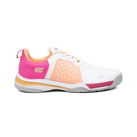 COURT Smash | A4387J/BF 25 Zapatillas de pádel para Jugadores Amateur/o Intermedio - Confort Extremo, para canchas de Pista Dura y Cemento, Ideal en competición y Entrenamiento, Color Blanco