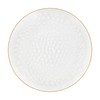 PARTY BARGAINS 10" Organic Collection Hammered Dinner Plates with Gold