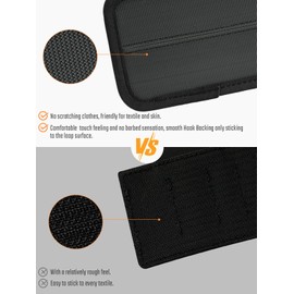 TACTICAL_GEEK TCM3 Mini EDC Organizer Board, Backpack Accessories with Open Pocket & Mesh Pocket, Utility Admin Bag Insert Panel Hook and Loop Modular Organizer for Daily Carry(Black)