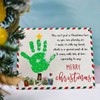 Christmas Tree Baby Handprint Art Craft Baby's First Christmas Handprint