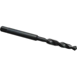 DORMER 5978353 Combination Drill Tap: 1/4-20, 2B, 2 Flutes, HSS 0.2047" Drill
