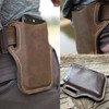 Men's Belt Clip Loop Holster Waist Bag Leather Pouch Cover