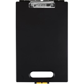 Dexas Clipcase Storage Clipboard with Handle, Black