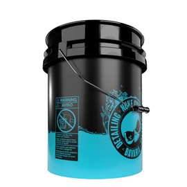 Nuke Guys - Wash Bucket - GritGuard 5 GAL (ca. 20 L) Wascheimer speziell für Zwischenspülen des Waschhandschuhs - 3 Eimer Waschmethode - schonende Fahrzeugpflege - sanfte Handwäsche - schont Lack
