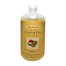 Natural Additive-Free Domestic Refined Castor Oil 33.8 fl oz (1,000 ml) (Caster Oil, Castor Oil)