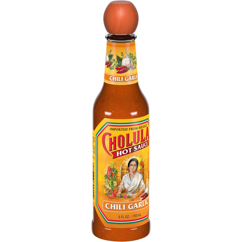 Cholula Chili Garlic Hot Sauce, 5 fl oz (Pack of