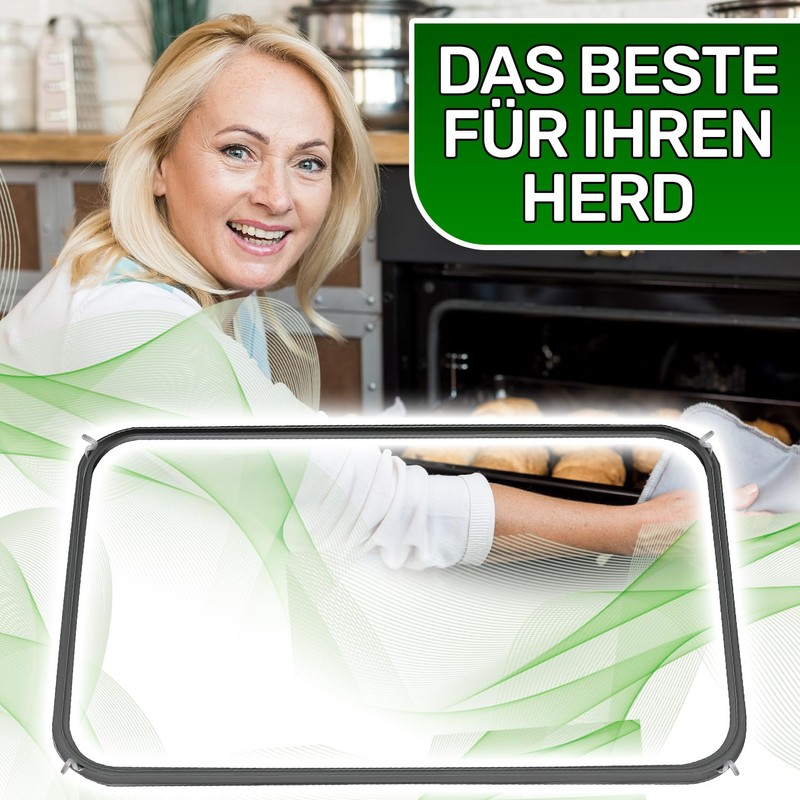 Rubber Oven Seal Universal 370 x 300 mm 8 Hooks