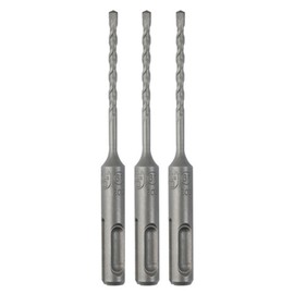 Bosch SDS035110/3V Value Series SDS Plus Bit, 0.14 inch (3.5 mm) φ x 4.3 inches (110 mm) (Pack of 3)