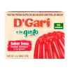 DGari Polvo para preparar gelatina a tu gusto sabor fresa