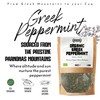 APSOGO Organic Peppermint Tea from Greece - Whole Loose Peppermint