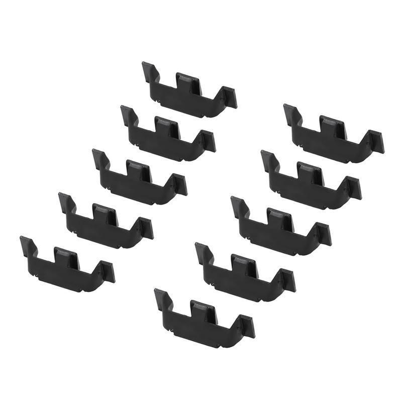 10pcs Headlight Trim Ring Clips 51132752145 Plastic Front Headlight Bezel