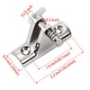 SHENGHUISS Bimini Top Deck Hinge Fitting 316 Stainless Steel Marine