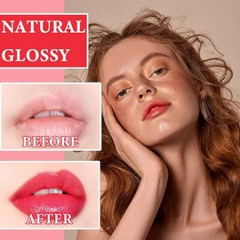 Tintas Labiales Permanente Tinte De Labios Gloss Liquida Water Tint Coreana Lip Maquillaje 4 Piezas LíQuidas Hidratante Mejillas Brillo Hydrating Chee