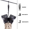 BASSDASH 3 Pack Fishing Wader Boot Hanger Adjustable Strap for