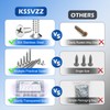 520PCS Wood Screws Assortment Kit - Stainless Steel Self Tapping