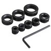 8 PCS Step Drill Bit Depth Stop Collar Ring Positioner