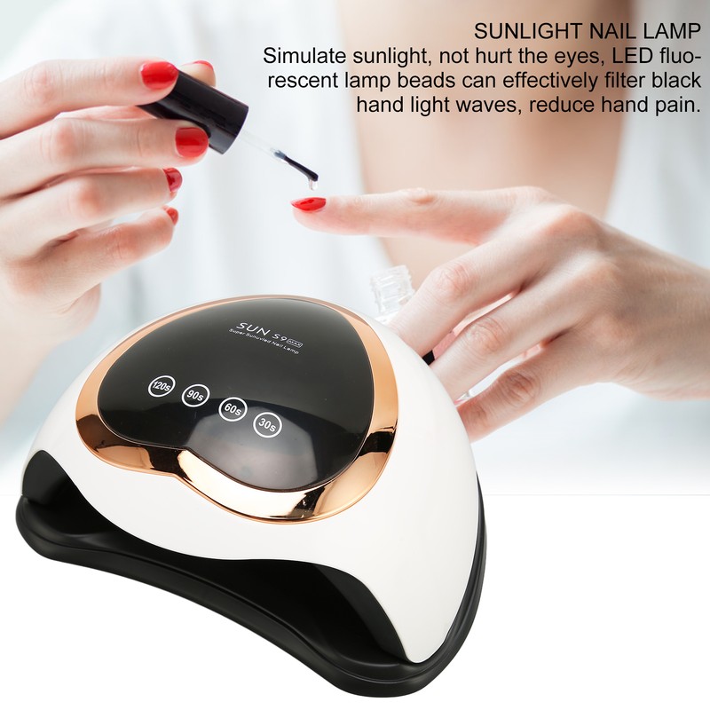 UV Gel Nail Lamp Quick Drying Infrared Sensor 4 Timers