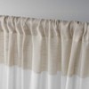 Exclusive Home Curtains Darma Light Filtering Semi-Sheer Linen Rod Pocket