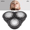 3 Blades Shaver Head ABS Full Support Shaver Head Replacement