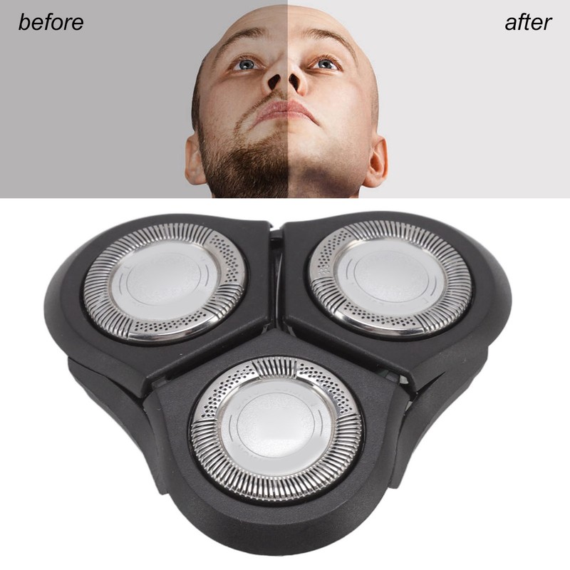 3 Blades Shaver Head ABS Full Support Shaver Head Replacement