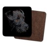 Fractal Artworks Patterdale Terrier Coaster with Stunning Fractal Art Design