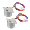 uxcell 2PCS 24BYJ48 DC 12V Reduction Stepper Motor Micro Reducer