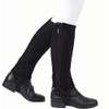 Dublin Childrens Suede Half Chaps II Brown - Concealed YKK