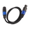 Professional Speaker Cable 3.3ft Long PVC Male Female Quick Twist