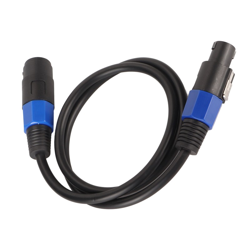 Professional Speaker Cable 3.3ft Long PVC Male Female Quick Twist