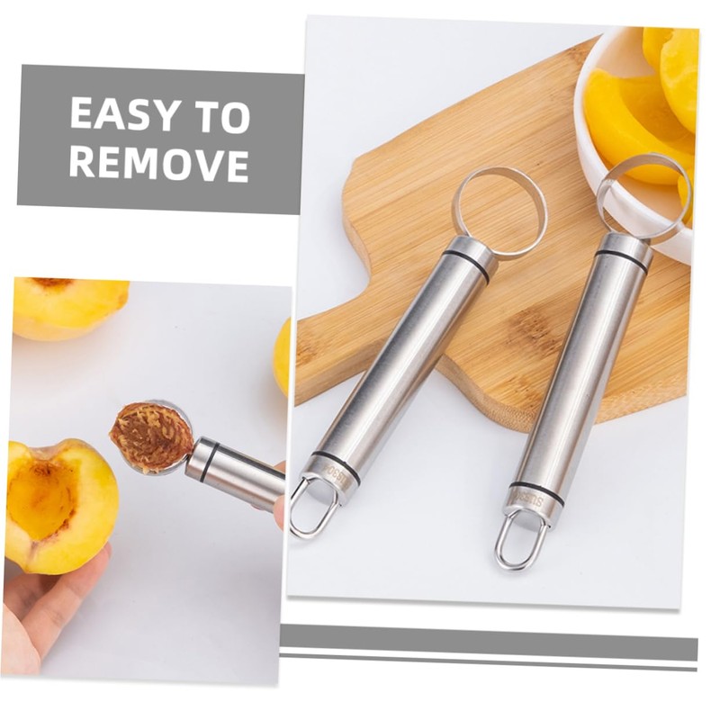 Zerodeko 3pcs Stainless Steel Fruit Corer Tool Efficient Core Remover