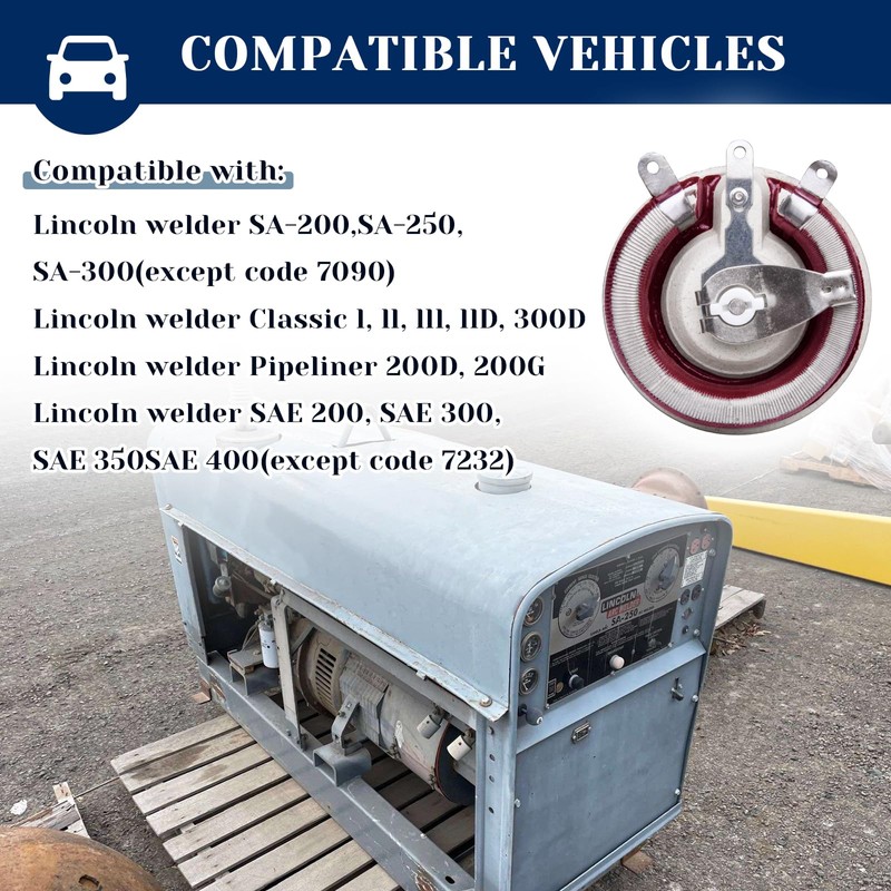 Rheostat 150W 64 Ohm M5090C M5090-C Welder Compatible with Lincoln