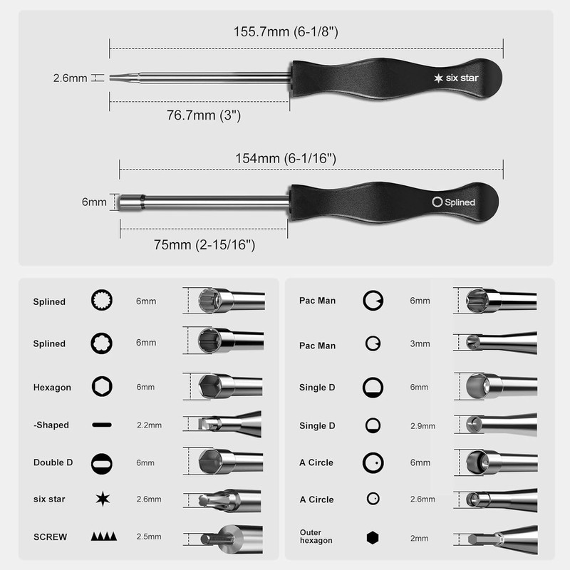 Hipa Pack-of-14 Carburetor Adjustment Tool Carburator Adjusting Kit for 2-Cycle