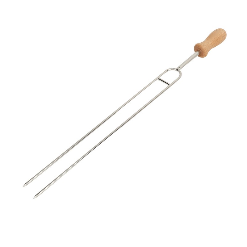 8 Pcs Stainless Steel Barbecue Fork Roasting Stick with Temperature