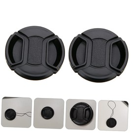 FELTECHELECTR 4pcs Splashproof Camera Lens Cover Dust and Moisture for Lenses Essential Replacement for Optimal Lens Care