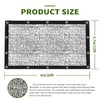 Aluminum Shade Cloth -for Car,90% Heat Reflective Tarp Sunblock Neting,Durable