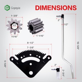 Steering Sector Drag Link Kit for John Deere D100 D105 D110 D120 D125 D130 D140 D150 D160 D170 Lawn Tractor
