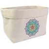 Large 'Mandala Flower' Canvas Organiser/Storage Bag (OR00015020)