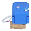 Motorized Ball Valve Brass Straight Pipe Pressure Device with Switch