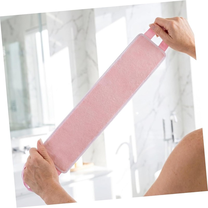 Aplicador de Loción para Espalda Fibra Rosa para Bronceado Uniforme,