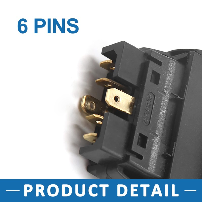 A ABSOPRO 6 Pin Car Door Window Power Electric Control