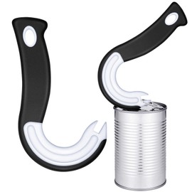 Mudder 2 Pieces Easy Open Ring Pull Can Opener for Soda and Food Cans Easy Grip Pop Opener Manual Ring-pull Helper for Ring Pull Tab Cans Tins Bottles