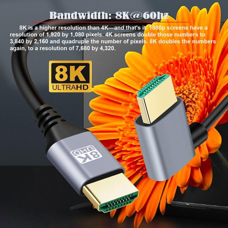 chenyang Cable HDMI 2.1 HDMI tipo A macho a macho