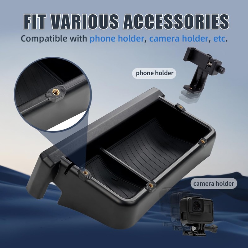 TUYICN Dashboard Storage Box Compatible with Toyota Tacoma 2024 2025