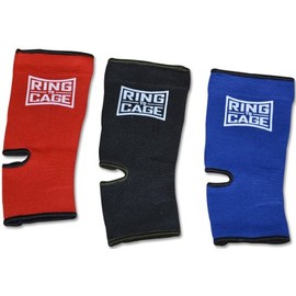 Ring to Cage Muay Thai Ankle Supports (Black, X-Small (Kids))