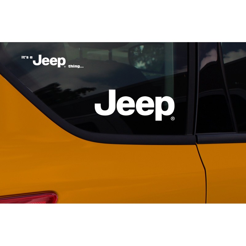 Chroma 009991 Jeep It's a Jeep Thing Stick Onz Decal,